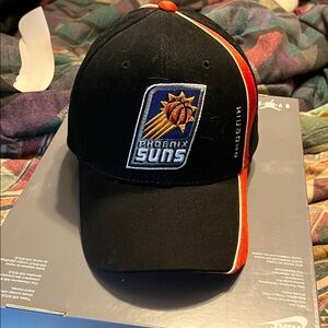 NBA Phoenix Suns Black and Orange Hat